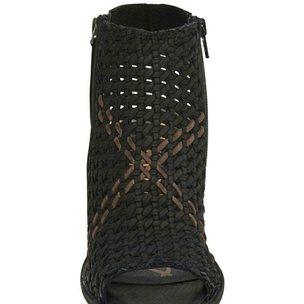 New Sam Edelman Open Toe Leather Booties - Picture 7 of 8